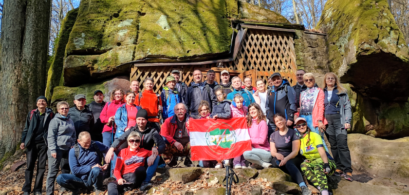 Pierwszy etap szlaku im. Edmunda Massalskiego za...